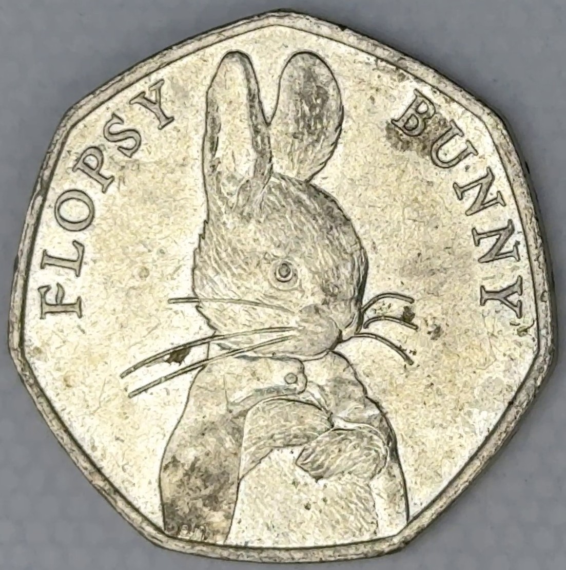2018 Flopsy Bunny 50p