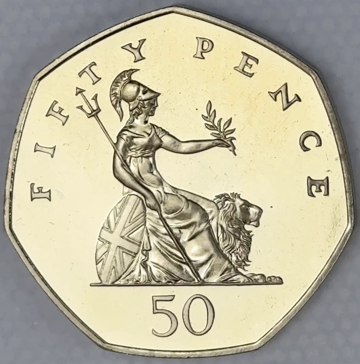 1997 Britannia Large 50p Base Proof