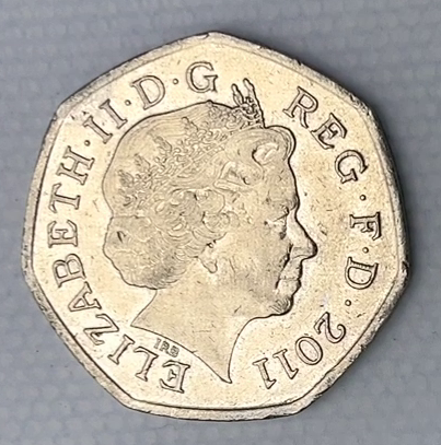 2011 Olympic Badminton 50p