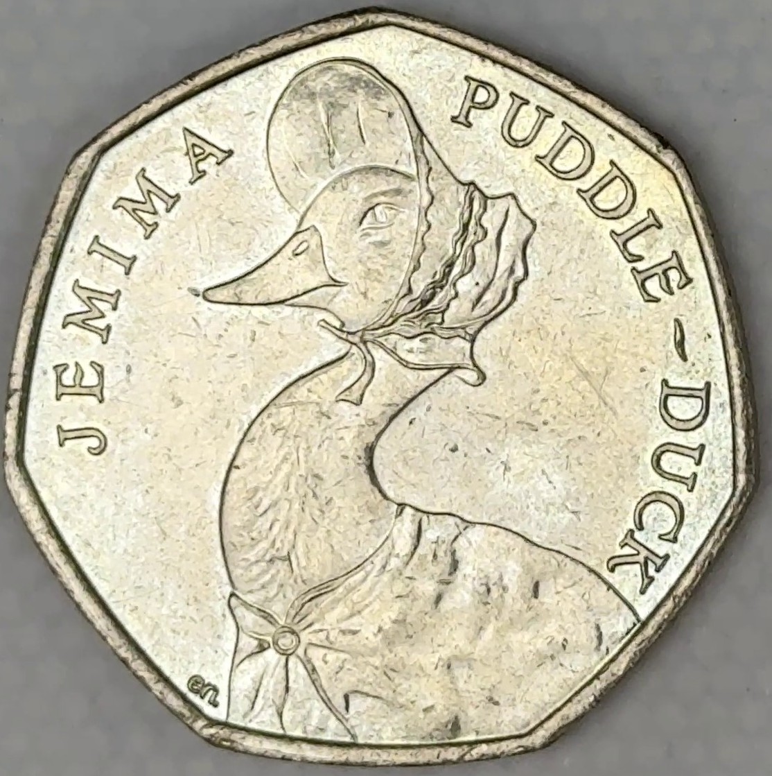 2016 Jemima Puddleduck 50p
