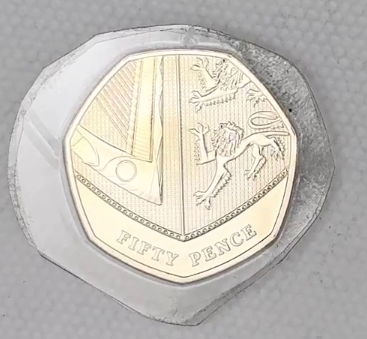 2020 Shield 50p BU