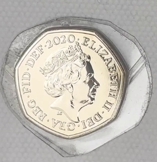 2020 Shield 50p BU